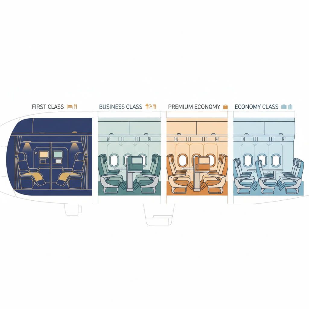 understanding airline travel classes